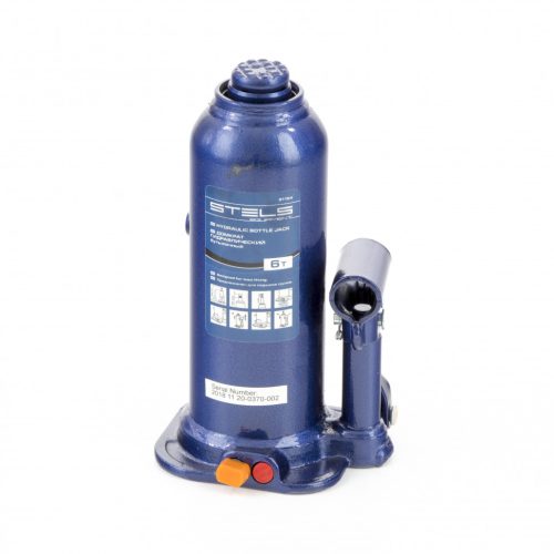 Фото Домкрат гидравлический бутылочный, 6 т, h подъема 207-404 мм Stels Домкрат гидравлический бутылочный, 6 т, h подъема 207-404 мм Stels