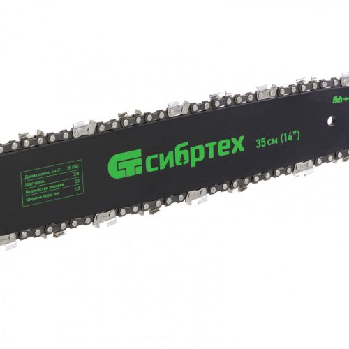 Пила цепная электрическая ПЦЭ-2200П с поперечным двигателем, 2.2 кВт, 16'' (40 см) Сибртех