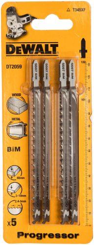 Пилки для лобзика по металлу/дереву (5 шт.) Dewalt DT 2059