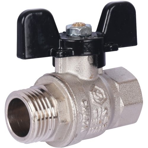 Фото SVB-0014-000015 STOUT Кран шаровой стандартнопроходной, ВР/НР, ручка бабочка 1/2" SVB-0014-000015 STOUT Кран шаровой стандартнопроходной, ВР/НР, ручка бабочка 1/2"