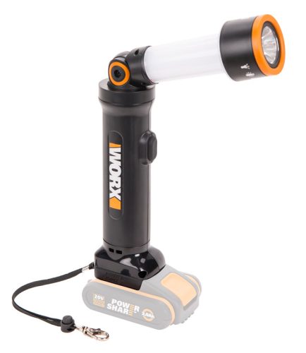 Фонарь аккумуляторный WORX WX027.9, без АКБ и ЗУ