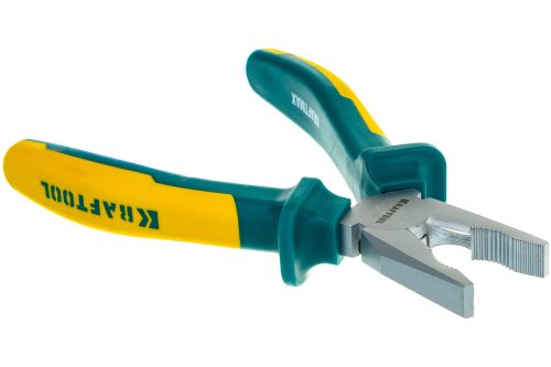 Фото KRAFTOOL 180 мм, Cr-Mo, плоскогубцы комбинированные KRAFT-MAX 22011-1-18 KRAFTOOL 180 мм, Cr-Mo, плоскогубцы комбинированные KRAFT-MAX 22011-1-18