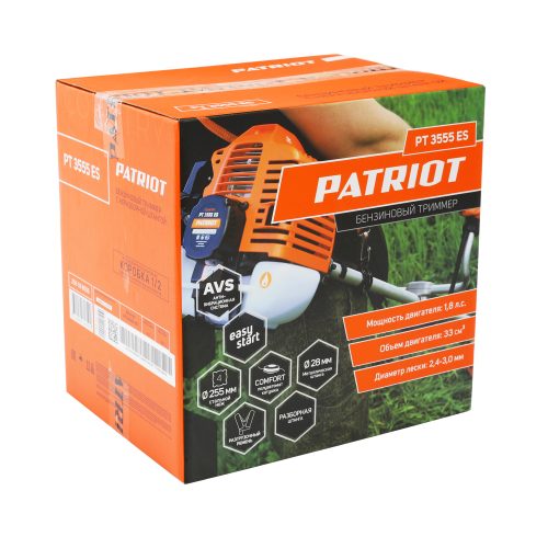 Триммер бензиновый Patriot PT 3555ES Country (разборная штанга)