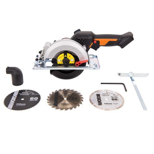 Фото Аккумуляторная циркулярная бесщеточная мини-пила WORX WX531.9, без АКБ и ЗУ Аккумуляторная циркулярная бесщеточная мини-пила WORX WX531.9, без АКБ и ЗУ