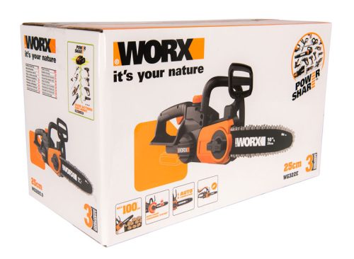 Аккумуляторная цепная пила WORX WG322E