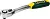 KRAFTOOL 1/4", 72 зубца, Cr-V сталь, трещотка для торцовых головок 27795-1/4_z02