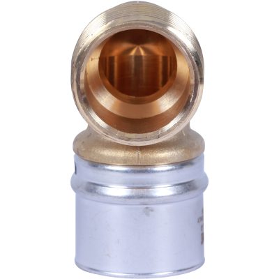 SFP-0011-000132 STOUT Угольник-переходник с наружной резьбой 1"х32 для металлопластиковых труб прессовой