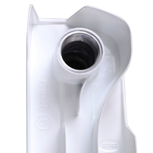 SRB-0110-035012 STOUT STYLE 350 12 секций радиатор биметаллический боковое подключение (белый RAL 9010)