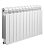 Global STYLE PLUS 500 12 секции радиатор биметаллический боковое подключение (цвет cod.08 grigio argento opaco metallizzato 2676 (серый))