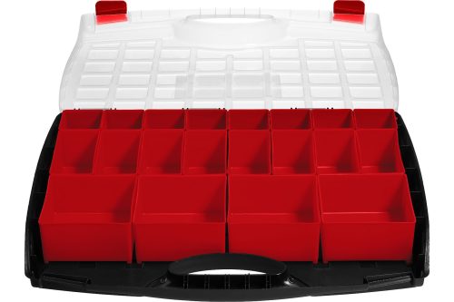 Фото ЗУБР 425 х 330 х 60, пластиковый, органайзер со съемными лотками ВОЛГА-20 38034-20 ЗУБР 425 х 330 х 60, пластиковый, органайзер со съемными лотками ВОЛГА-20 38034-20