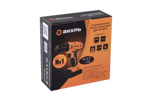 Фото Дрель-шуруповерт ВИХРЬ ДА-14,4Л-2 Дрель-шуруповерт ВИХРЬ ДА-14,4Л-2
