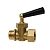 Кран запорный для манометра WATTS RM - 1/4' (НР/ВР, PN16, Tmin -10°С, Tmax 50°С)