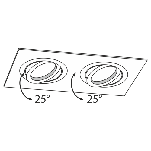 Встраиваемый светильник Technical DL024-2-02B