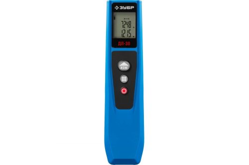 Фото Лазерный дальномер ЗУБР ДЛ-30 30 м, точность 2 мм 34935 Лазерный дальномер ЗУБР ДЛ-30 30 м, точность 2 мм 34935