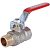 RBV-0002-0210315 ROMMER Шаровой кран 1/2" ВН/НР, ручка рычаг
