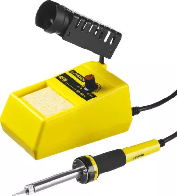 STAYER 100-450°C, 48Вт, 220 В, аналоговая паяльная станция 55371 STAYER 100-450°C, 48Вт, 220 В, аналоговая паяльная станция 55371