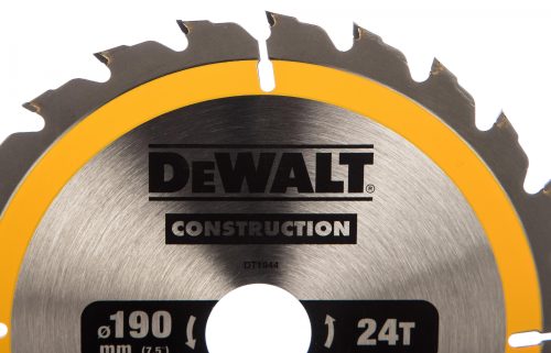 Фото Пильный диск CONSTRUCT (190х30 мм; 24 ATB) Dewalt DT1944 Пильный диск CONSTRUCT (190х30 мм; 24 ATB) Dewalt DT1944