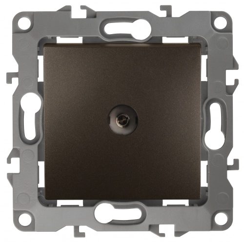 Фото Одиночная TV розетка ЭРА 12-3101-13 IP20, бронза Б0019340 Одиночная TV розетка ЭРА 12-3101-13 IP20, бронза Б0019340