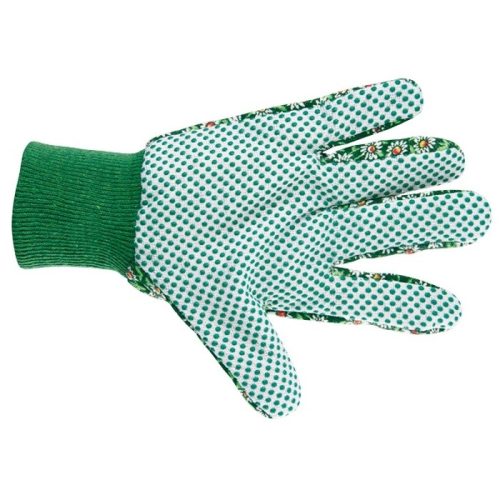Фото Перчатки садовые х/б ткань с ПВХ точкой, манжет, M Palisad Перчатки садовые х/б ткань с ПВХ точкой, манжет, M Palisad