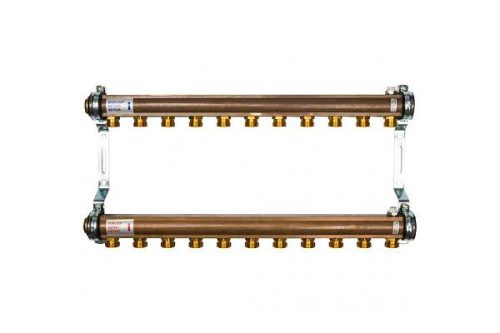 Коллекторная группа WATTS HKV/A - 1"ВР/ВР на 12 контуров 3/4"EK (латунь)