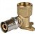 SFP-0018-001216 STOUT Угольник настенный с креплением короткий 1/2"х16 для металлопластиковых труб прессовой