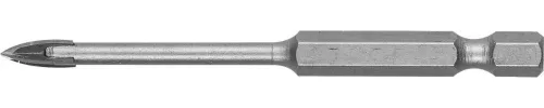 ЗУБР 3 мм, 4-х резцовый, длина 65 мм, шестигранный хвостовик, сверло по стеклу и кафелю 29845-03