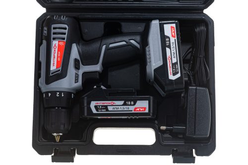 Фото Аккумуляторная дрель-шуруповерт ИНТЕРСКОЛ ДА-18ЭР 536.0.2.01 Аккумуляторная дрель-шуруповерт ИНТЕРСКОЛ ДА-18ЭР 536.0.2.01