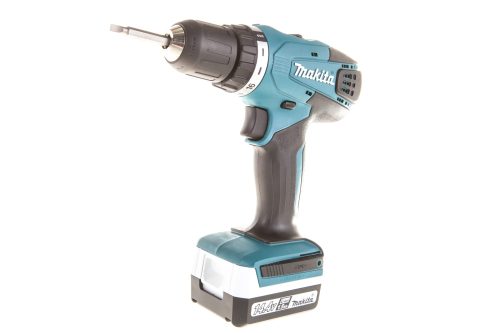 Аккумуляторная дрель-шуруповерт Makita DF347DWLE + фонарь