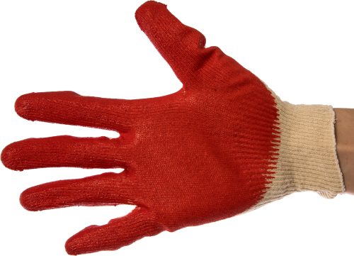 ЗУБР S-M, 13 класс, х/б, перчатки с одинарным обливом, трикотажные 11458-S Мастер
