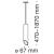Подвесной светильник Technical P027PL-01W