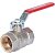 RBV-0001-0110325 ROMMER Шаровой кран 1" ВН/ВН, ручка рыча
