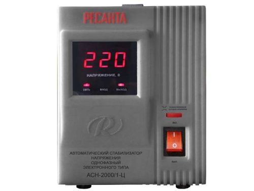 Стабилизатор напряжения однофазный Ресанта АСН 2000/1-Ц