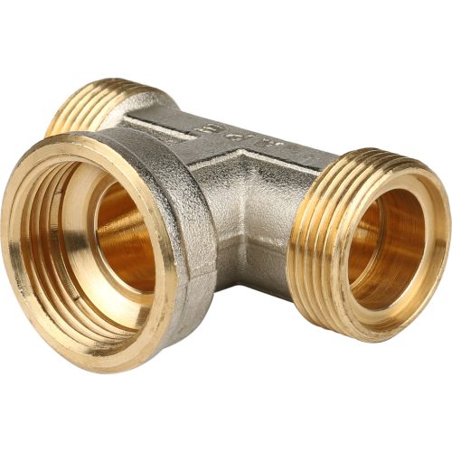 SFS-0012-003420 STOUT Тройник-переходник с внутренней резьбой 3/4"х20 для металлопластиковых труб винтовой