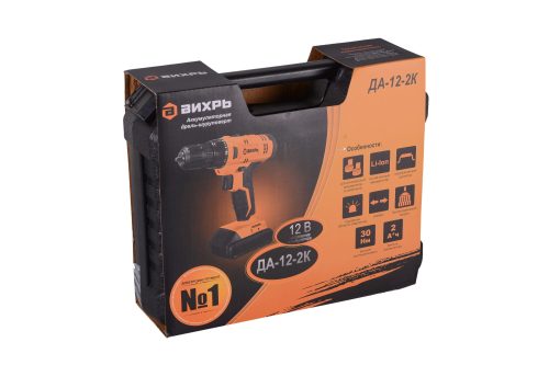 Дрель-шуруповерт ВИХРЬ ДА-12-2К