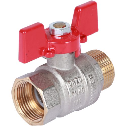 RBV-0004-0210220 ROMMER Шаровой кран 3/4" ВН/НР, ручка бабочка