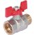 RBV-0004-0210220 ROMMER Шаровой кран 3/4" ВН/НР, ручка бабочка