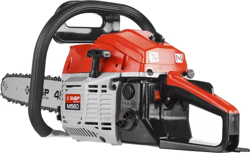 Фото Бензиновая пила ЗУБР ПБЦ-М560 45п 2100 Вт/2.86 л.с Бензиновая пила ЗУБР ПБЦ-М560 45п 2100 Вт/2.86 л.с
