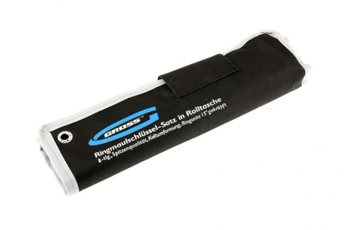 Набор ключей комбинированных 8-19 мм, 8 шт, CrV, холодный штамп Gross