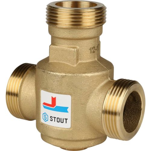 SVM-0030-325506 STOUT Термостатический смесительный клапан G 1" 1/4 НР 60°С