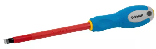 Фото ЗУБР SL8.0х175 мм, отвертка диэлектрическая Электрик 25261-8.0-175 Профессионал ЗУБР SL8.0х175 мм, отвертка диэлектрическая Электрик 25261-8.0-175 Профессионал