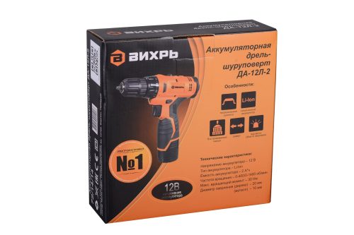 Дрель-шуруповерт ВИХРЬ ДА-12Л-2