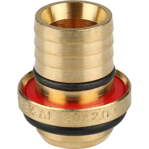 SFS-0012-003420 STOUT Тройник-переходник с внутренней резьбой 3/4"х20 для металлопластиковых труб винтовой