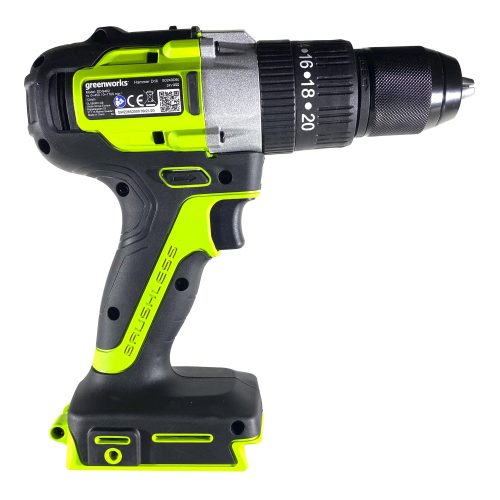 Дрель-шуруповерт аккумуляторная Greenworks GD24DD60K2 24V (c АКБ 2Ач и ЗУ) 3704107UA