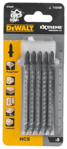 Пилка по дереву XPC 100х75х2.5 мм, T101BR, 5 шт. DEWALT DT2207
