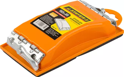 Фото STAYER 165х85 мм, пластмасса, брусок для шлифования 3566-165 STAYER 165х85 мм, пластмасса, брусок для шлифования 3566-165