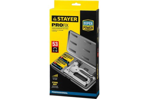 STAYER скобы 53, набор, степлер в кейсе Pro 53 3150-H4_z01
