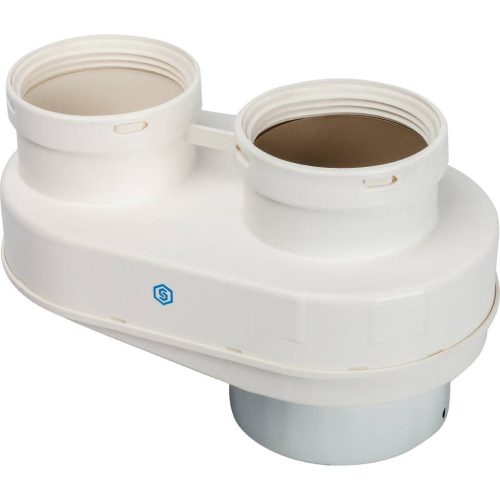 Фото SCA-8080-230002 STOUT Элемент дымохода DN80/80 адаптер для подкл. разд. труб (совместимый Vaillant,Ptotherm New ) PP-Ryton SCA-8080-230002 STOUT Элемент дымохода DN80/80 адаптер для подкл. разд. труб (совместимый Vaillant,Ptotherm New ) PP-Ryton