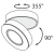 Потолочный светильник Technical C022CL-L12B4K
