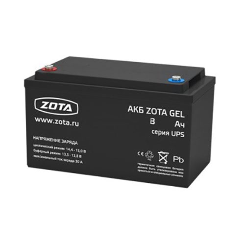 Аккумуляторная батарея ZOTA GEL 100-12, 100 А*ч 12 В
