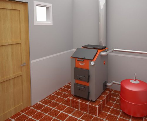 Твердотопливный котел Теплодар Куппер Эксперт-15 (2.0) одноконтурный